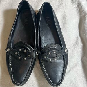 Cole Hann Ladies Black  Loafers Sz 5